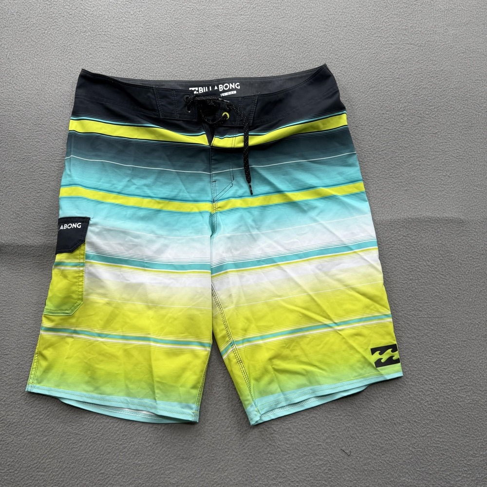 Billabong Board Shorts Mens Medium Multicolor Swim Trunks Stretch Quick Dry